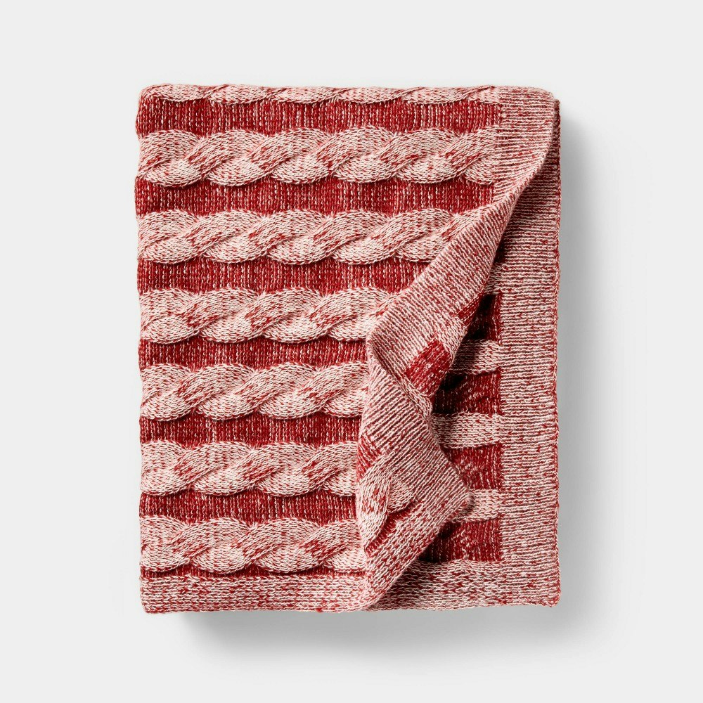 50"x60" Threshold Designed with Studio McGee Twisted Cable Throw Blanket: $22.50