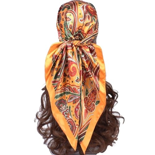 Gkju 35-inch Paisley Hair Bandana Scarf: $7.26