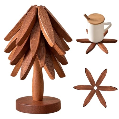 Black Walnut Wooden Trivet Set 5-Piece: $22.48 Black Walnut Wooden Trivet Set 5-Piece: $22.48