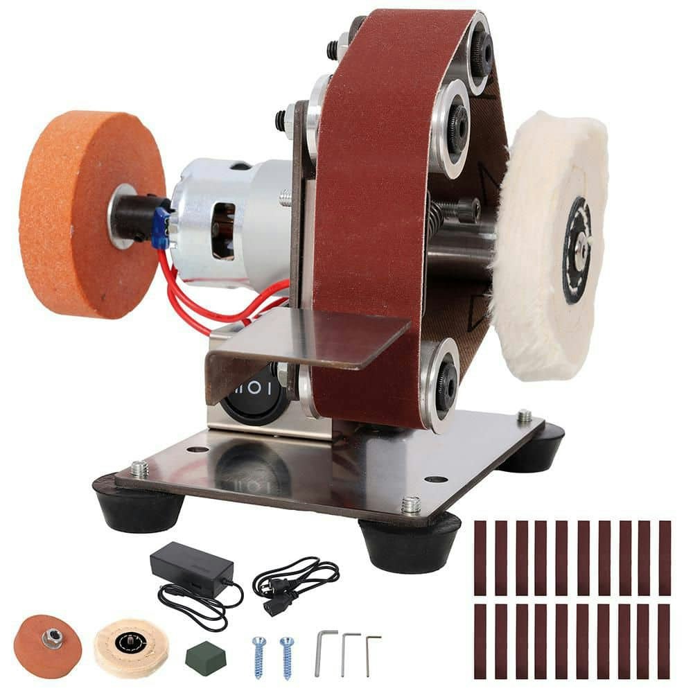 96W 7-Speed Mini Electric Belt-Sander Knife Sharpener: $117.02