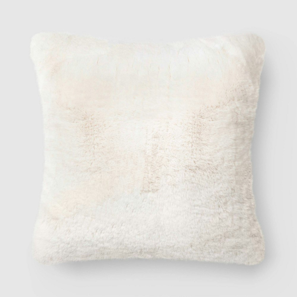 Threshold Oversized Square Faux Shearling Throw Pillow: $30 Threshold Oversized Square Faux Shearling Throw Pillow: $30