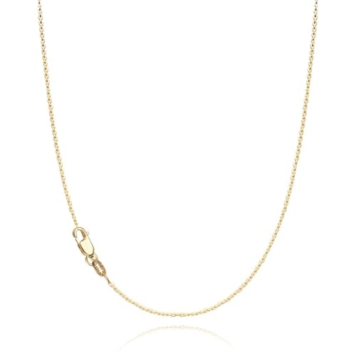 WishChic 18k Gold Plated 18-Inch Dainty Cable Chain Necklace: $12.35 WishChic 18k Gold Plated 18-Inch Dainty Cable Chain Necklace: $12.35