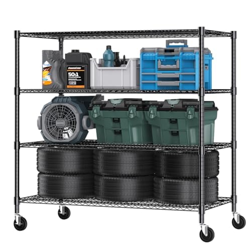 Himimi 24x48x72-inch 4-Tier Heavy Duty Wire Shelving Unit: $152.99 Himimi 24x48x72-inch 4-Tier Heavy Duty Wire Shelving Unit: $152.99