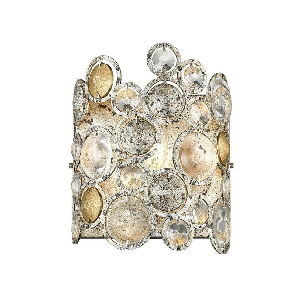 9.25-inch Silver Indoor Hardwired Sconce: $263.97
