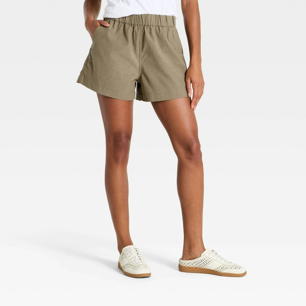Universal Thread Women's Canvas Pull-On Shorts: $25 Universal Thread Women's Canvas Pull-On Shorts: $25