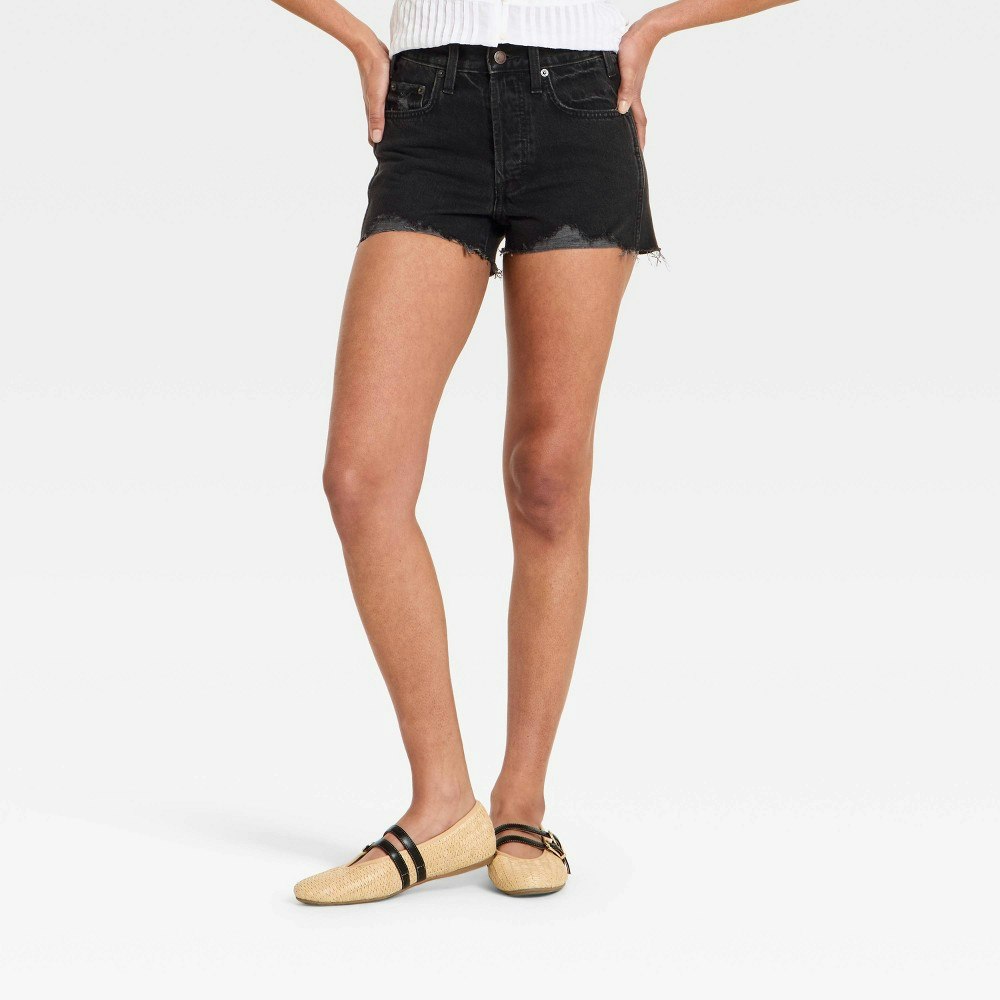 Women's High-Rise 2.5-Inch Cut-Off Jean Shorts: $28 Women's High-Rise 2.5-Inch Cut-Off Jean Shorts: $28