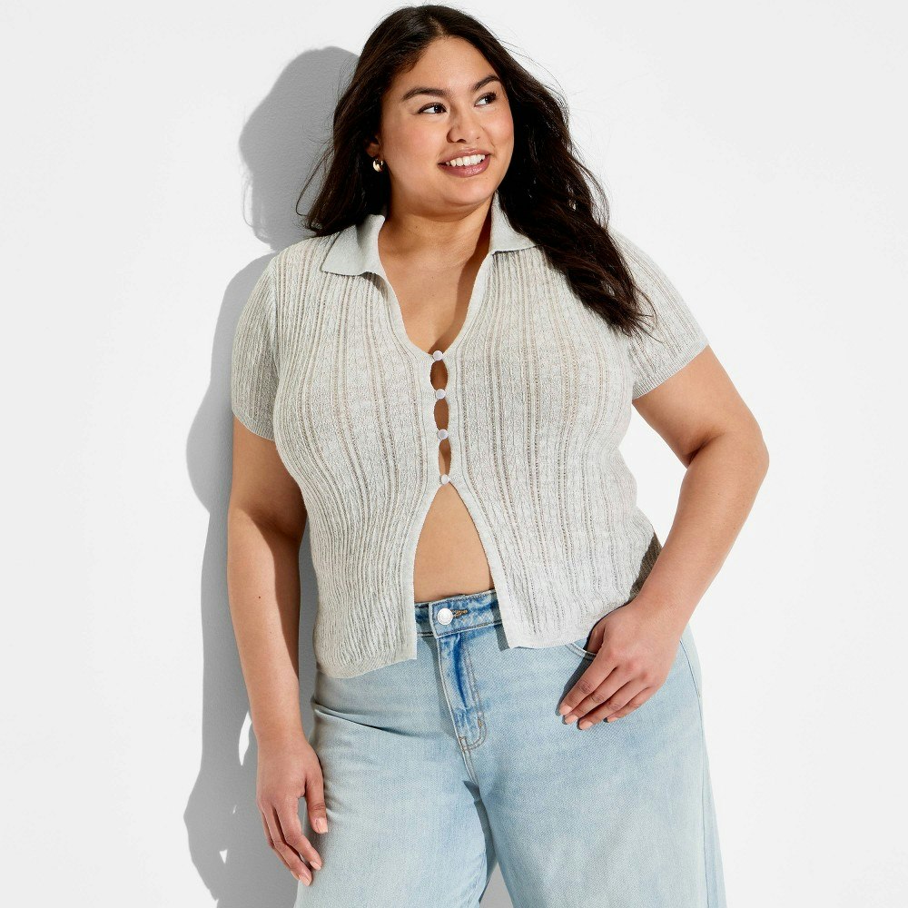 Wild Fable Women's Flyaway Cardigan 2X: $30 Wild Fable Women's Flyaway Cardigan 2X: $30