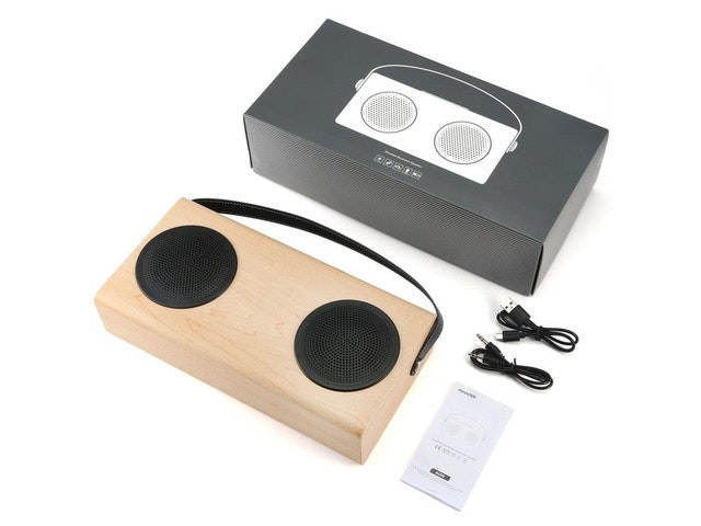 Portable Wooden Wireless Bluetooth Speaker: $46.85 Portable Wooden Wireless Bluetooth Speaker: $46.85