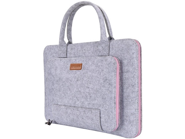 Jansicotek 15.6-inch Felt Laptop Sleeve with Handle: $20.50 Jansicotek 15.6-inch Felt Laptop Sleeve with Handle: $20.50