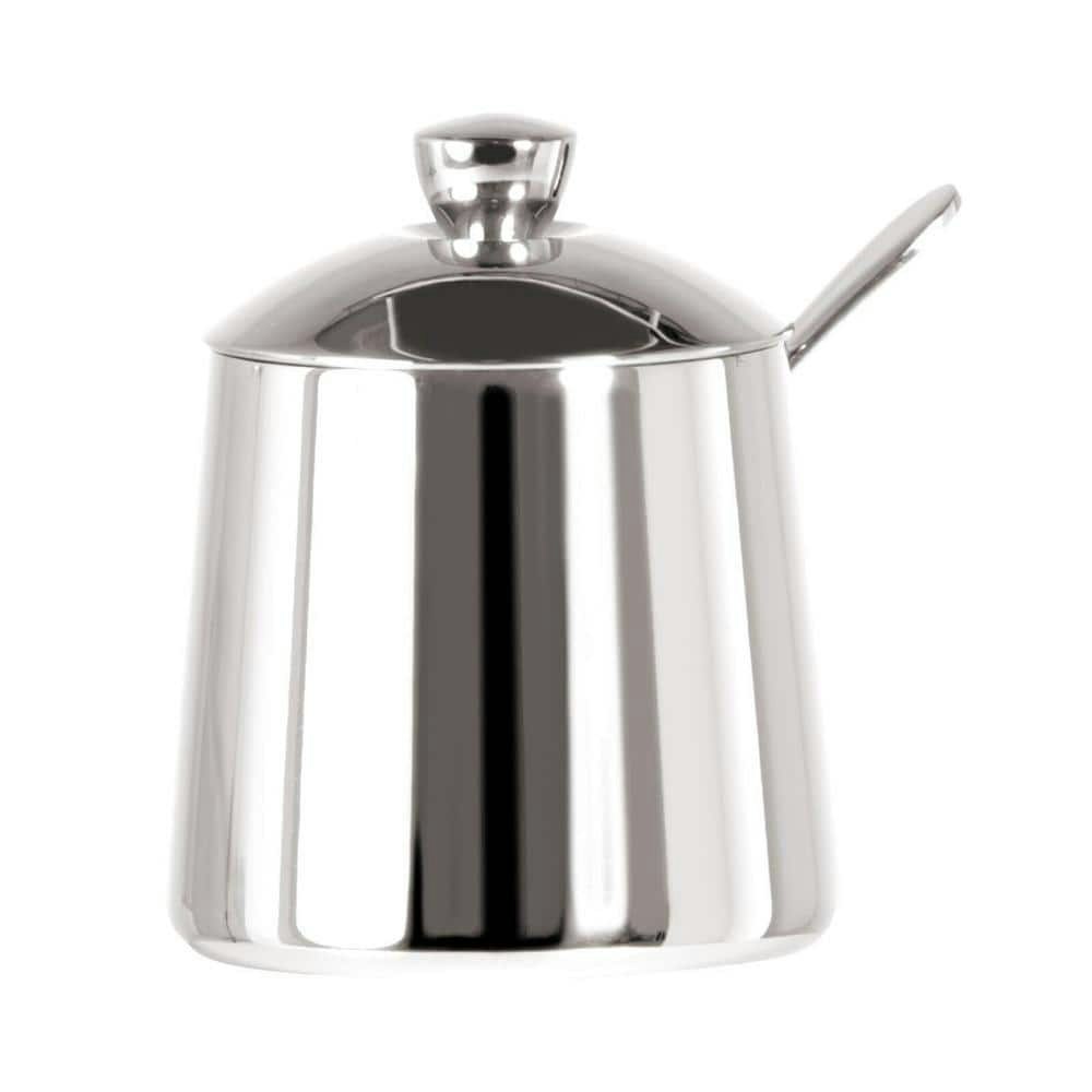 10-Ounce Stainless Steel Sugar Bowl with Spoon: $28.15