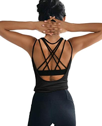Oyanus Women's Backless Yoga Tank Top: $14.99