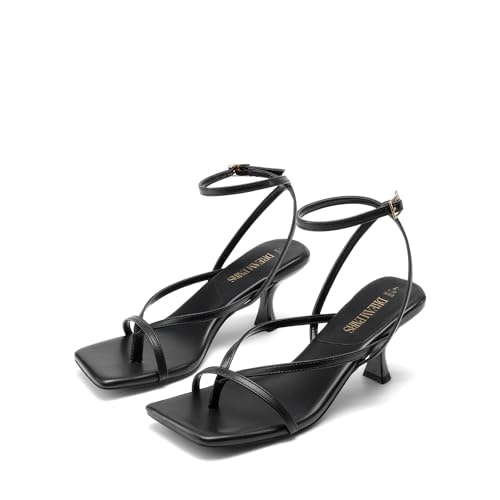 Dream Pairs Women's Dressy Thong Kitten Heel Sandals: $25.91