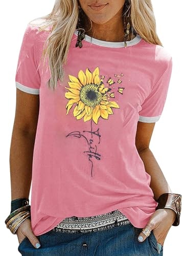 Yexipo Women's Graphic T-Shirt: $8.98
