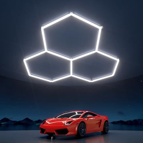 Litezone Hexagon Garage LED Light System: $42.49