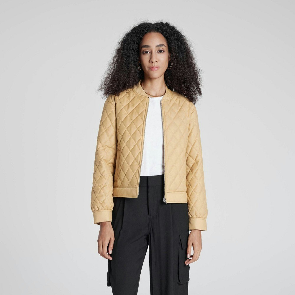 A New Day Women's Quilted Bomber Jacket: $49 A New Day Women's Quilted Bomber Jacket: $49