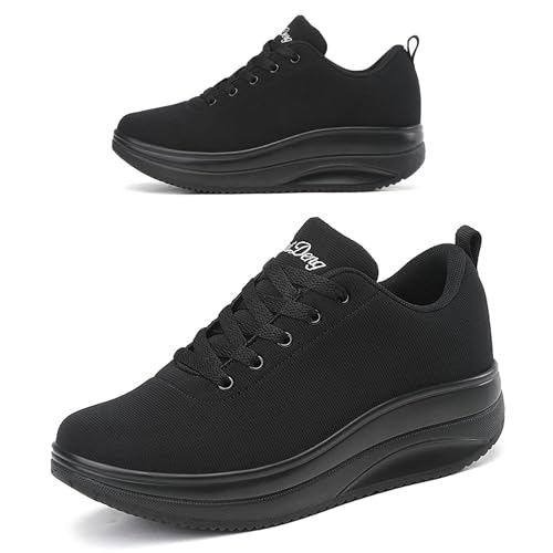 Ruideng Women's Rocker Bottom Comfort Sneakers: $33.98