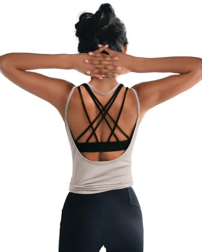 Oyanus Women's Backless Workout Tank Top: $14.99 Oyanus Women's Backless Workout Tank Top: $14.99