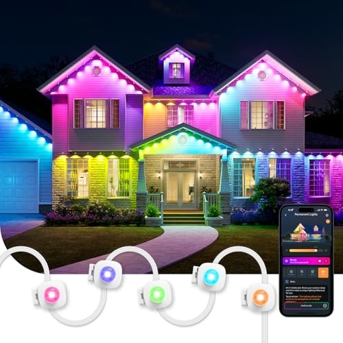 Linkind 100-Foot Permanent Outdoor Eave Lights: $144.49 Linkind 100-Foot Permanent Outdoor Eave Lights: $144.49