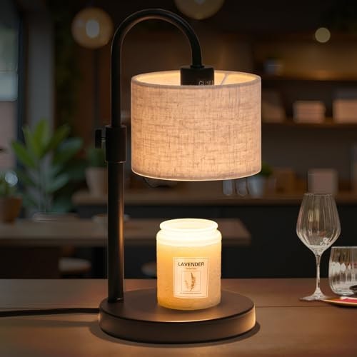 Fincmy Adjustable Candle Warmer Lamp with Timer: $27.19 Fincmy Adjustable Candle Warmer Lamp with Timer: $27.19