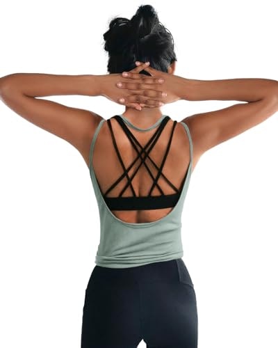 Oyanus Women's Backless Workout Tank Top: $14.99 Oyanus Women's Backless Workout Tank Top: $14.99