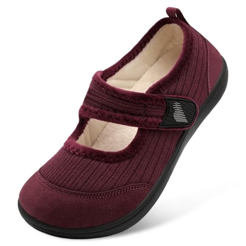 Barerun Women's Wide Diabetic House Slippers: $23.17