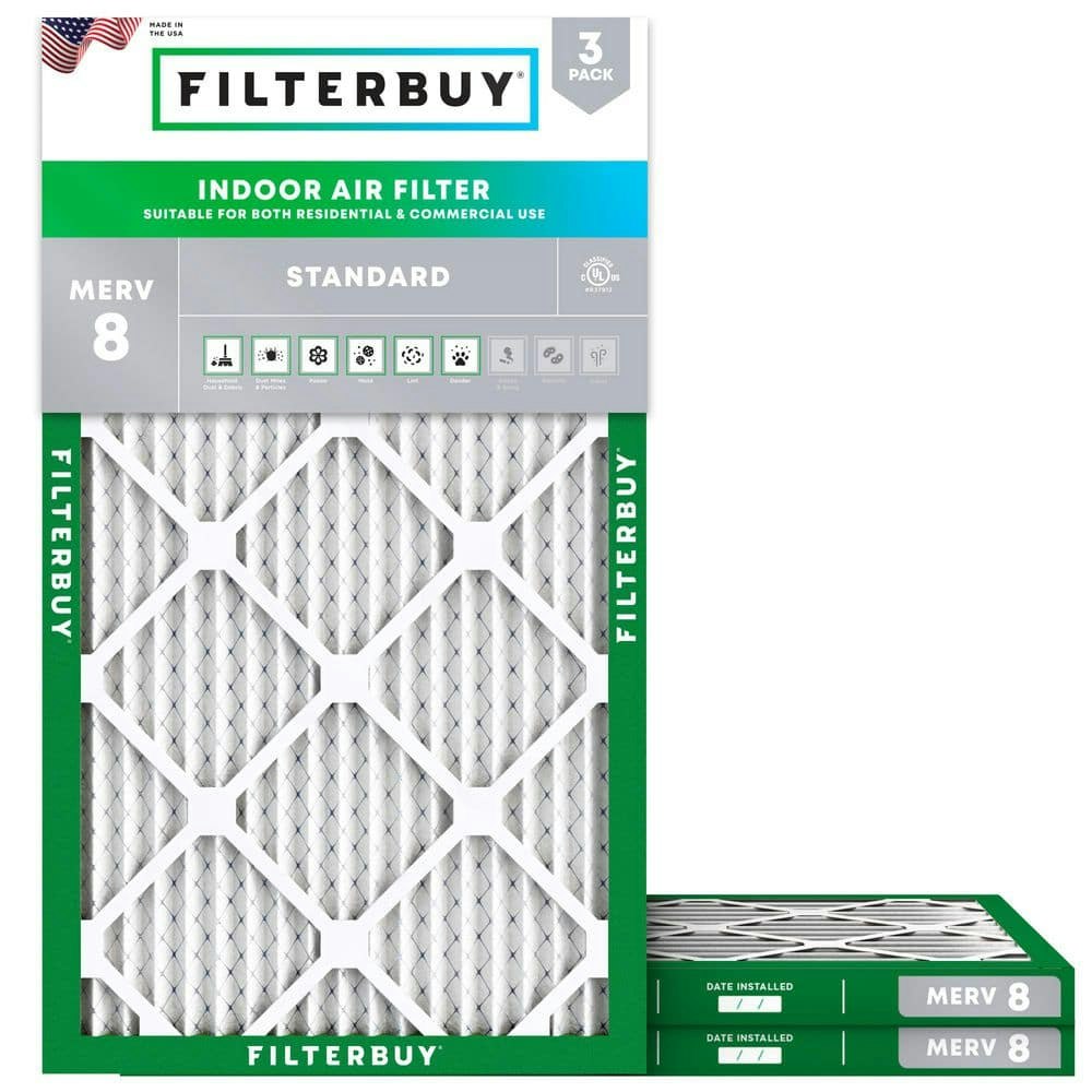 17" x 27" x 1" MERV 8 Pleated HVAC Air Filter 3-Pack: $57.99 17" x 27" x 1" MERV 8 Pleated HVAC Air Filter 3-Pack: $57.99