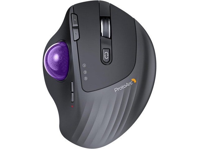 ProtoArc EM01 Wireless Ergonomic Trackball Mouse: $93.58
