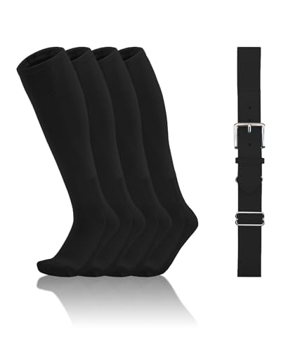 QBK Toddler Baseball Socks and Belt Set: $16.99 QBK Toddler Baseball Socks and Belt Set: $16.99