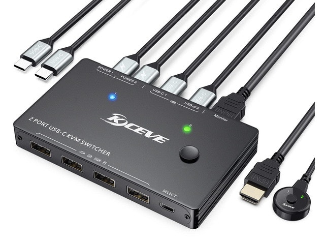 Mleeda 4K 60Hz USB Type-C KVM Switch: $131.59 Mleeda 4K 60Hz USB Type-C KVM Switch: $131.59