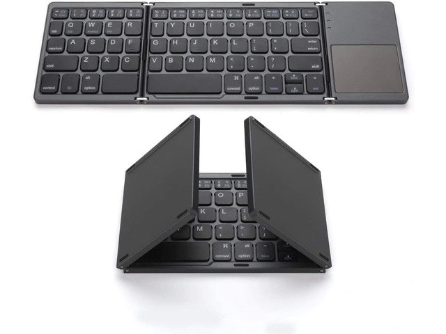 Foldable Wireless Bluetooth Keyboard with Touchpad: $44.83 Foldable Wireless Bluetooth Keyboard with Touchpad: $44.83