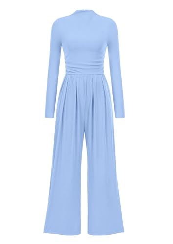 Prettygarden Women's Long Sleeve Wide Leg Jumpsuit: $36.54 Prettygarden Women's Long Sleeve Wide Leg Jumpsuit: $36.54