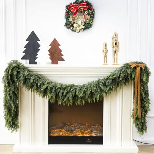 9-Foot Artificial Cedar Christmas Garland: $55.99 9-Foot Artificial Cedar Christmas Garland: $55.99