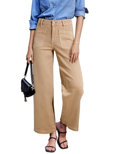 Sidefeel Women's High-Waisted Straight-Leg Denim Jeans: $33.99 Sidefeel Women's High-Waisted Straight-Leg Denim Jeans: $33.99