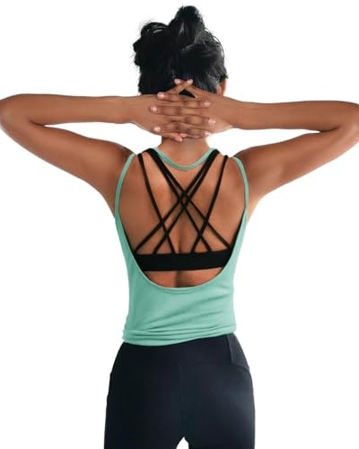 Oyanus Women's Backless Workout Tank Top: $14.99 Oyanus Women's Backless Workout Tank Top: $14.99