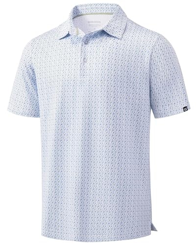 Men's Dry Fit Micro Print Polo Shirt: $14.99 Men's Dry Fit Micro Print Polo Shirt: $14.99