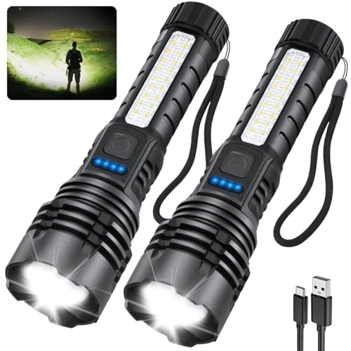 ZioeYiue Rechargeable Flashlight 2-Pack: $15.98