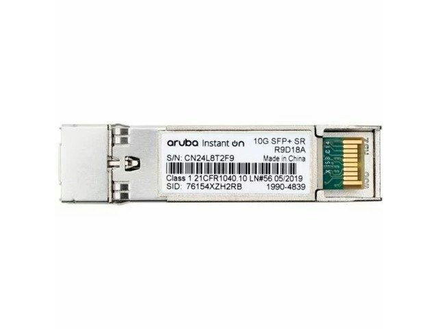 HPE Instant On 10G SFP+ LC SR Transceiver: $84.99 HPE Instant On 10G SFP+ LC SR Transceiver: $84.99