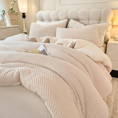 Llancl 3D Jacquard Full Sherpa Comforter 3-Piece Set: $76.49 Llancl 3D Jacquard Full Sherpa Comforter 3-Piece Set: $76.49