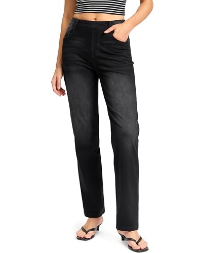Rammus Women's Stretchy Straight Leg Jeans: $33.99