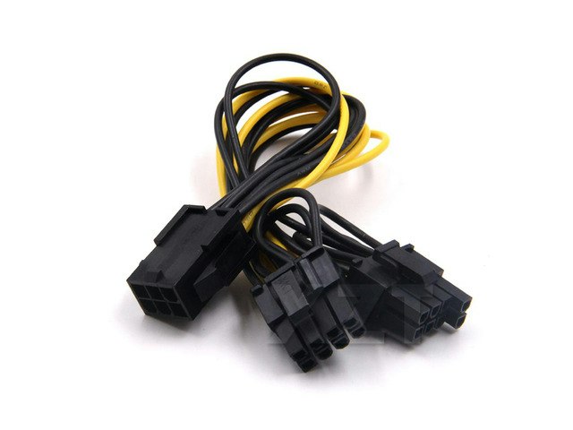 6-Pin to Dual 8-Pin PCIe Graphics Card Power Cable 10-Pack: $35.19 6-Pin to Dual 8-Pin PCIe Graphics Card Power Cable 10-Pack: $35.19