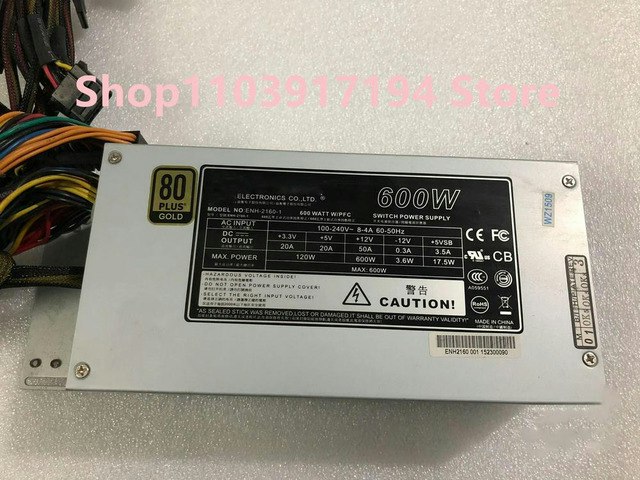 Enh-2160-1 600W 2U Server Power Supply: $164.51 Enh-2160-1 600W 2U Server Power Supply: $164.51