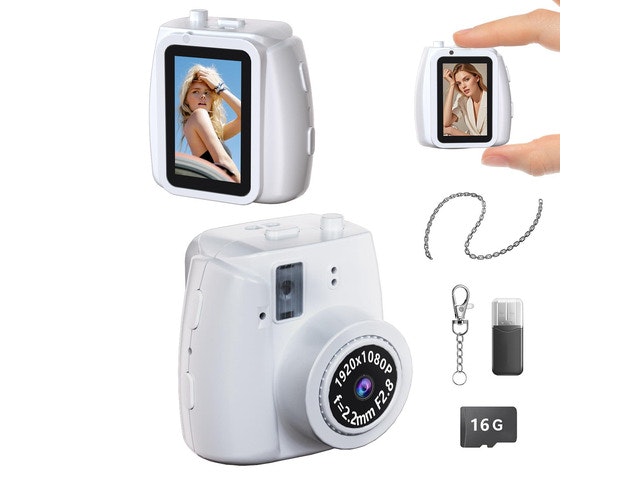 Mini Keychain 1080p Digital Camera with 16GB Card: $39.99 Mini Keychain 1080p Digital Camera with 16GB Card: $39.99