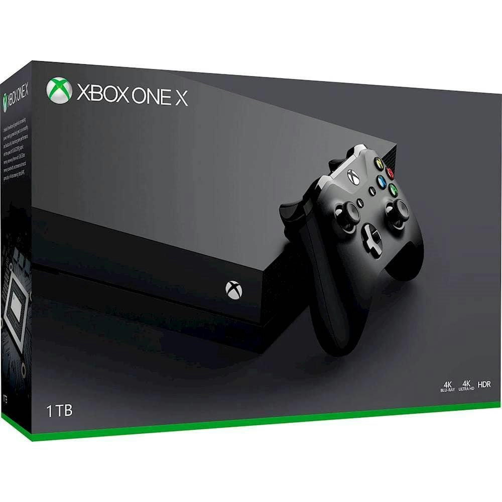 Refurbished Xbox One X 1TB Console: $299.99