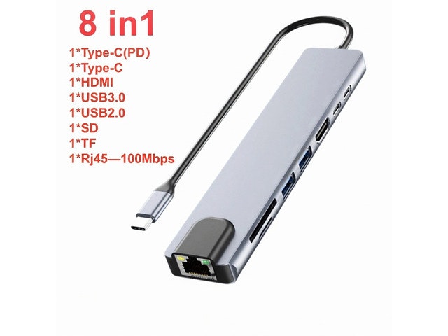 8-in-1 USB-C Docking Station: $28.32 8-in-1 USB-C Docking Station: $28.32