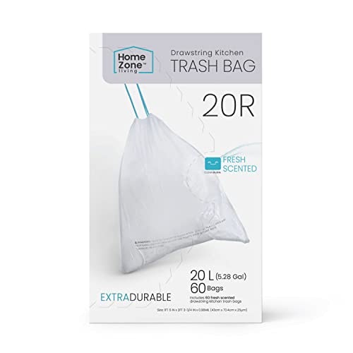 Home Zone Living 5-Gallon Kitchen Trash Bags: $12.74 Home Zone Living 5-Gallon Kitchen Trash Bags: $12.74