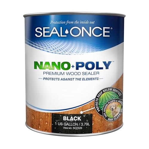 Seal-Once Nano+Poly Wood Sealer and Waterproofer 1-Gallon: $49.99 Seal-Once Nano+Poly Wood Sealer and Waterproofer 1-Gallon: $49.99