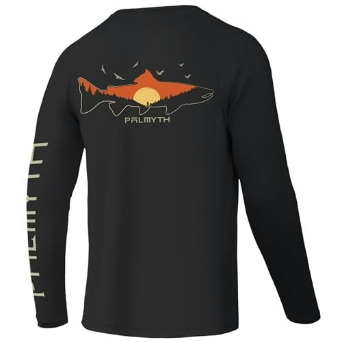 Palmyth Men's Long Sleeve UPF 50+ Fishing Shirt: $18.51