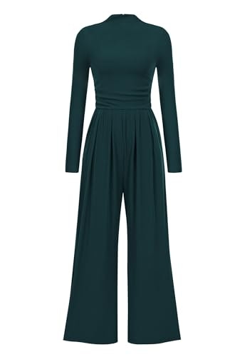Prettygarden Women's Long Sleeve Wide Leg Jumpsuit: $29.99 Prettygarden Women's Long Sleeve Wide Leg Jumpsuit: $29.99