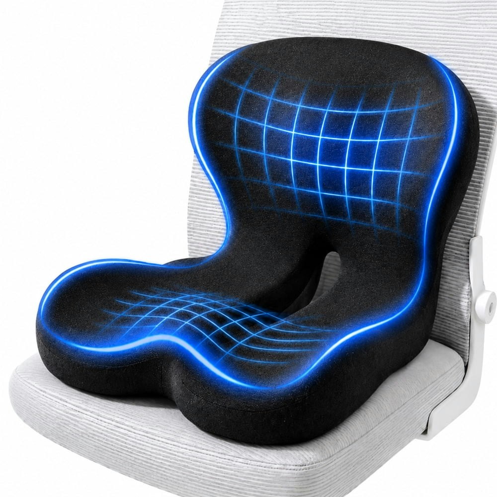 Insmart Ergonomic Seat Cushion and Lumbar Support Set: $27.69 Insmart Ergonomic Seat Cushion and Lumbar Support Set: $27.69