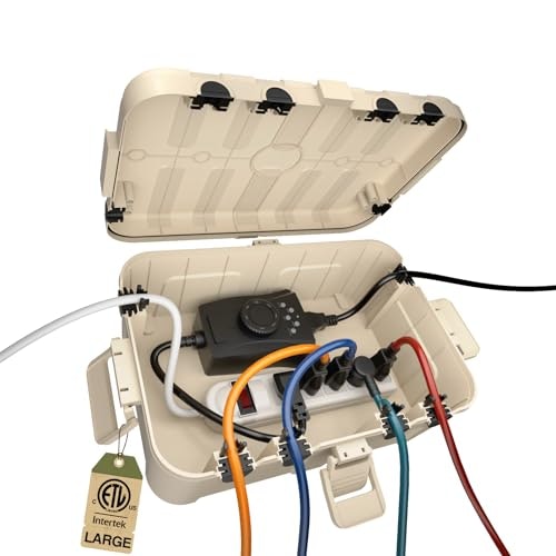 Flemoon IP54 Waterproof Outdoor Extension Cord Cover: $25.46